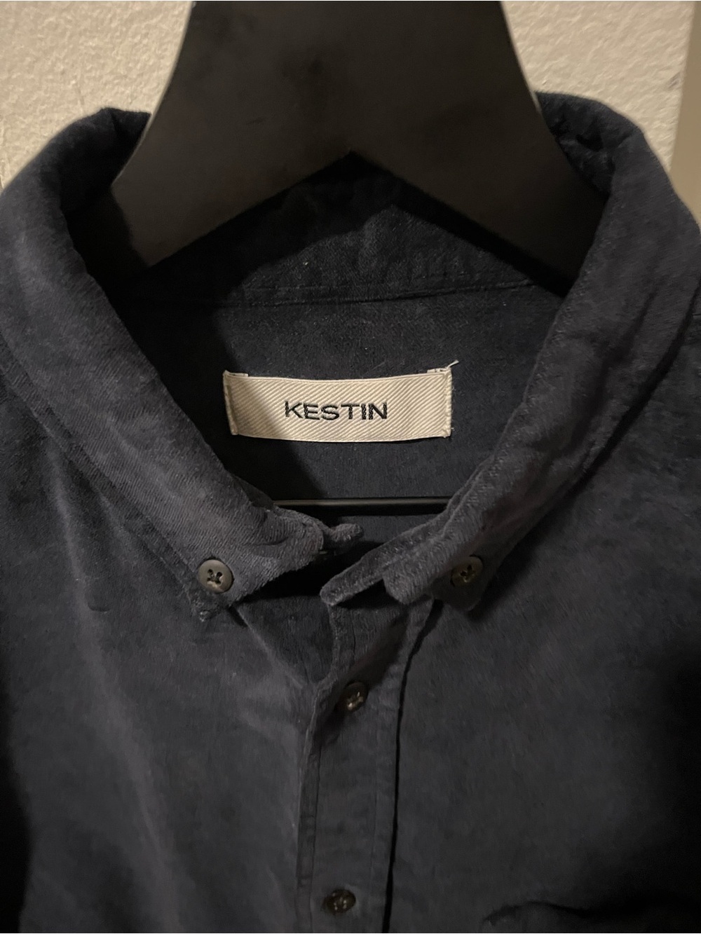 Kestin Raeburn Button Down Shirt - Dark Navy - Picture 3 of 13